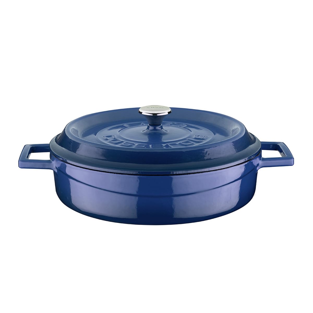 Lava Premium Gusseisentopf rund 24 cm Grün emailliert