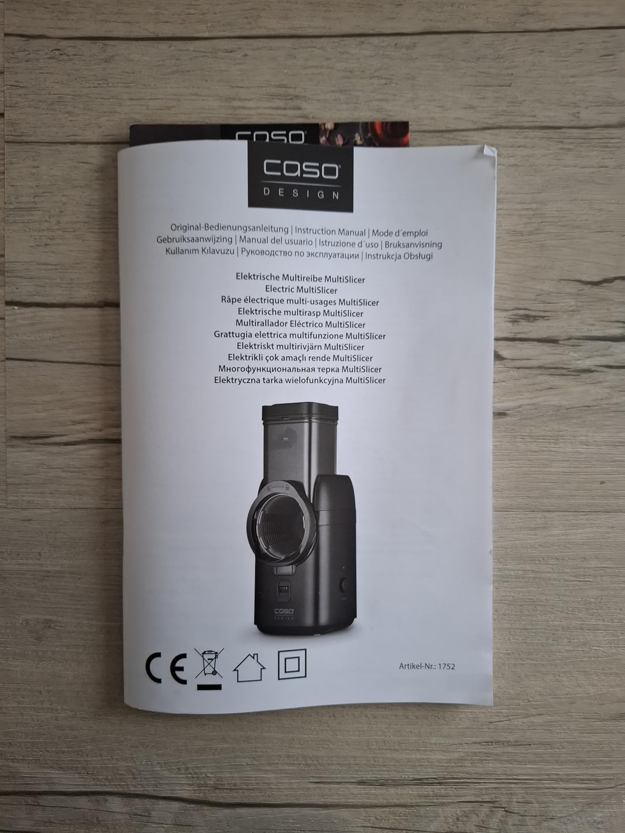 CASO MultiSlicer Multireibe 5-in-1 80 Watt elektrisch