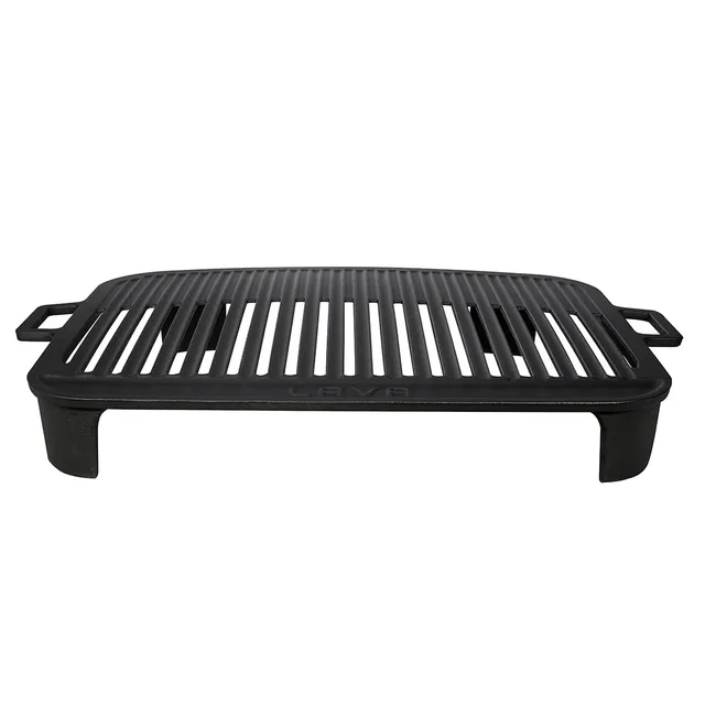 LAVA Signature Grillpfanne Gusseisen 36x45 cm schwarz