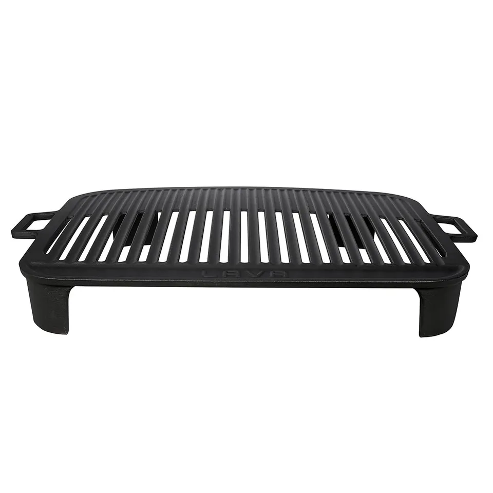 LAVA Signature Grillpfanne Gusseisen 36x45 cm schwarz