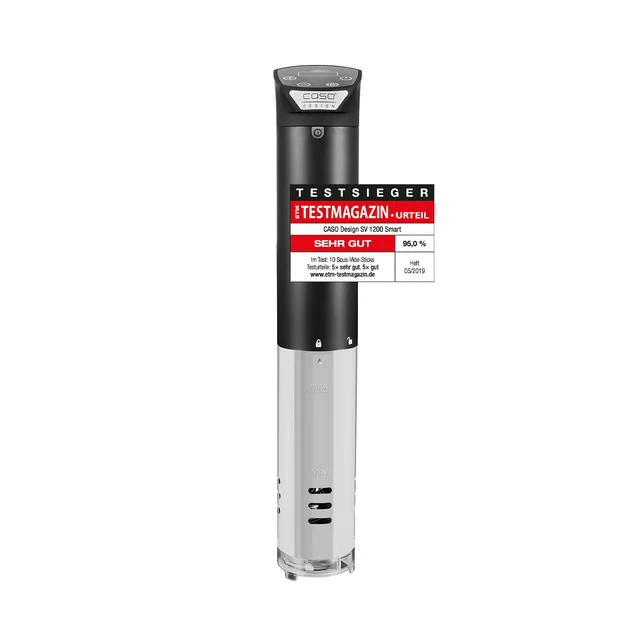 Caso SV 1200 Smart Sous Vide Stick 1200W für 20 Liter