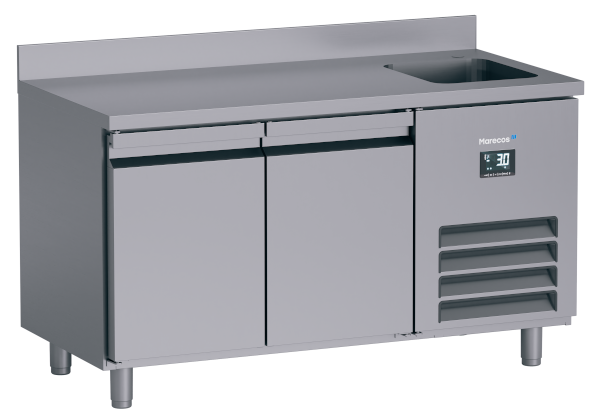Marecos Bancadas RCS 2 PO ALC LM Kühltisch 177 L