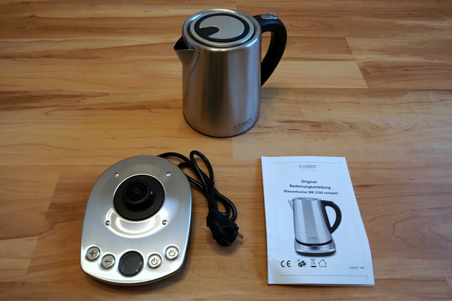 CASO WK 2100 compact Wasserkocher 1,2L 2200W