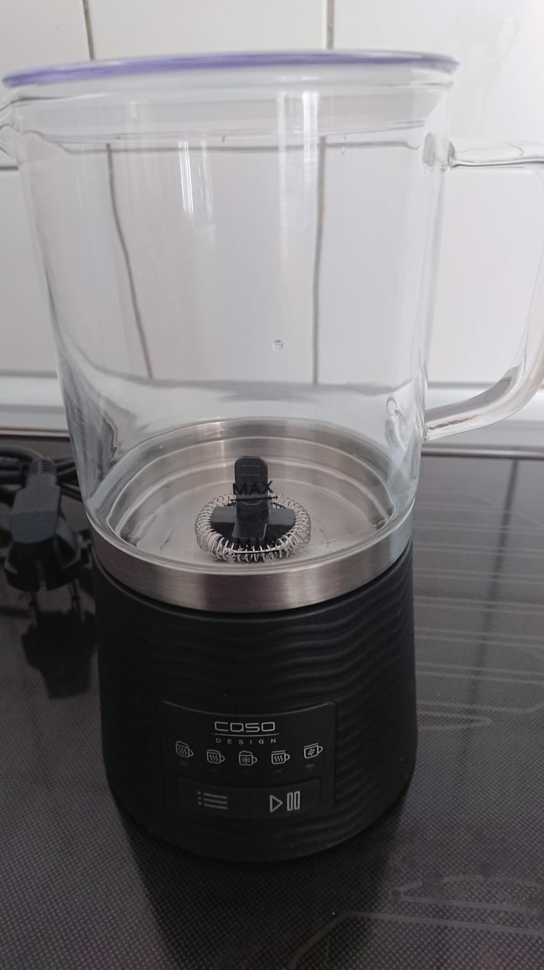 CASO CappuLatte Milchaufschäumer Glas 250/400 ml