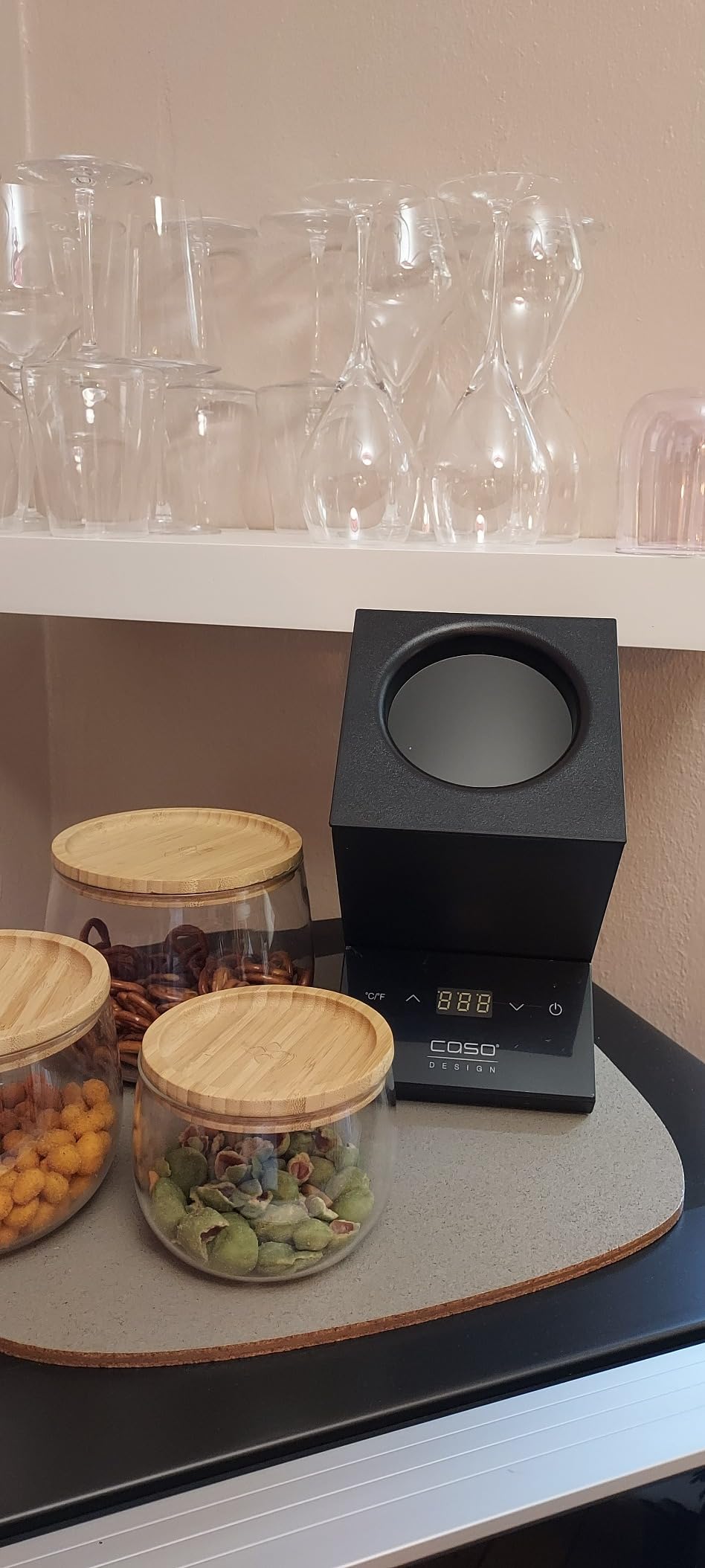 Caso WineCase One Black Weinkühler 5-18°C