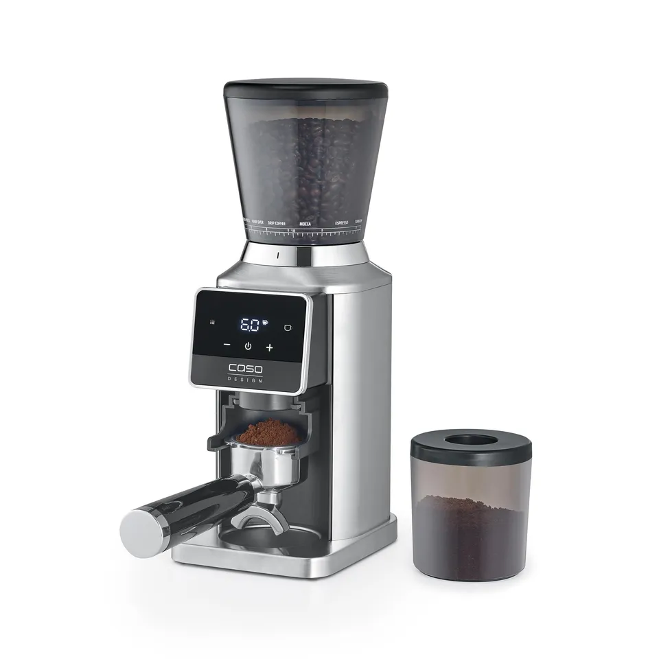 Caso BaristaChef Inox Pro Kaffeemühle Edelstahl 320 g