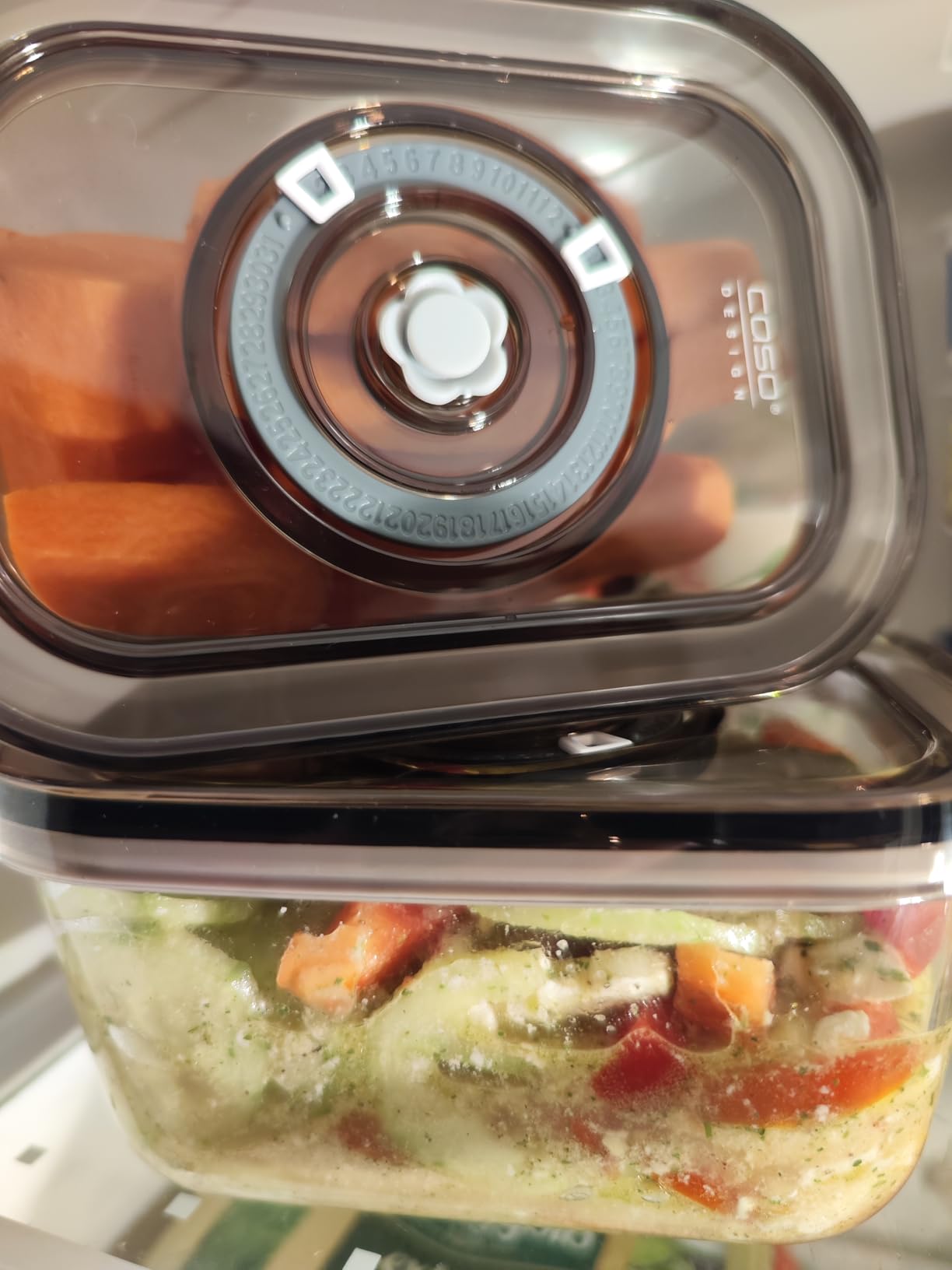 Caso Vacuum & Sous Vide Vacu OneTouch Eco-Set Handvakuumierer