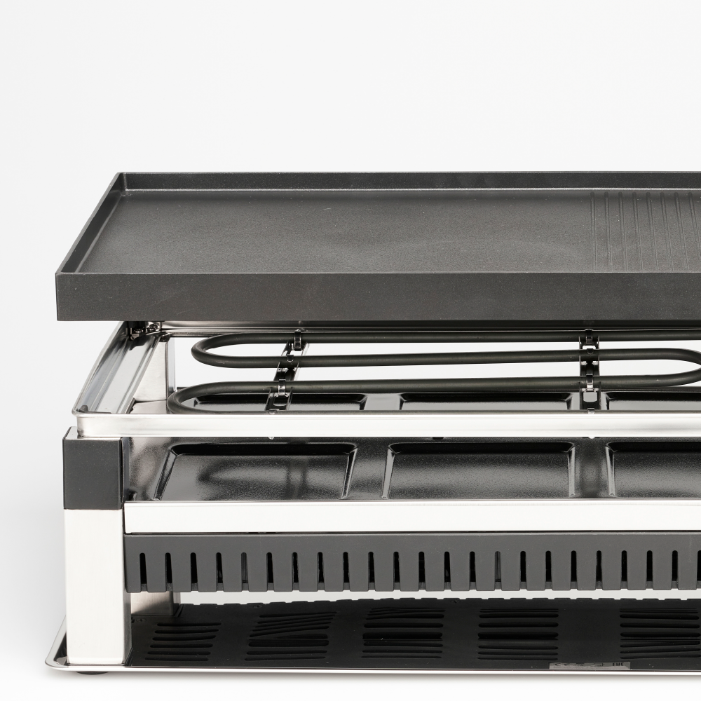 Solis 5 in 1 Table Grill Tischgrill für 8 mit Wok Pizza