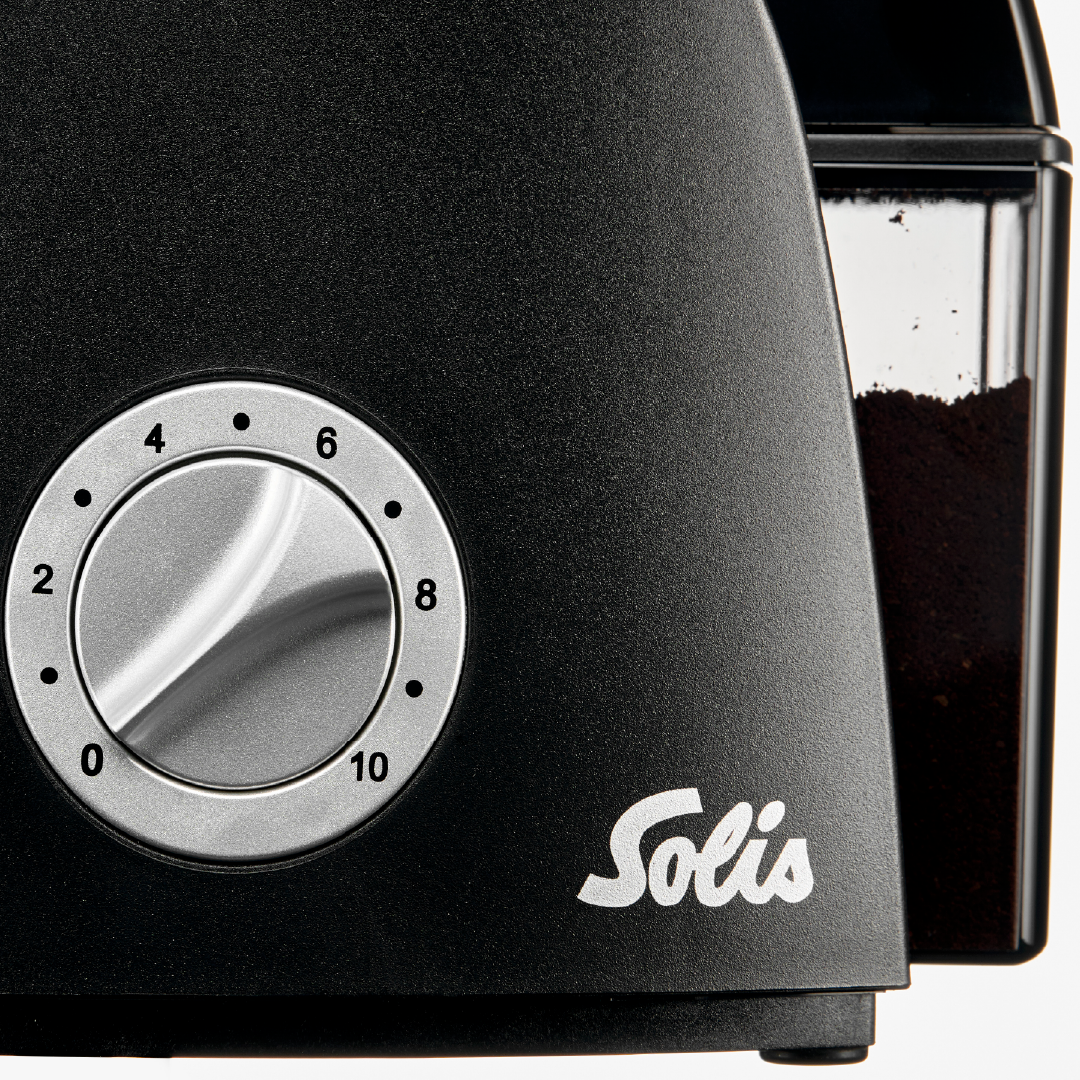 Solis Scala Zero Static Kaffeemühle Schwarz 24 Mahlgrade