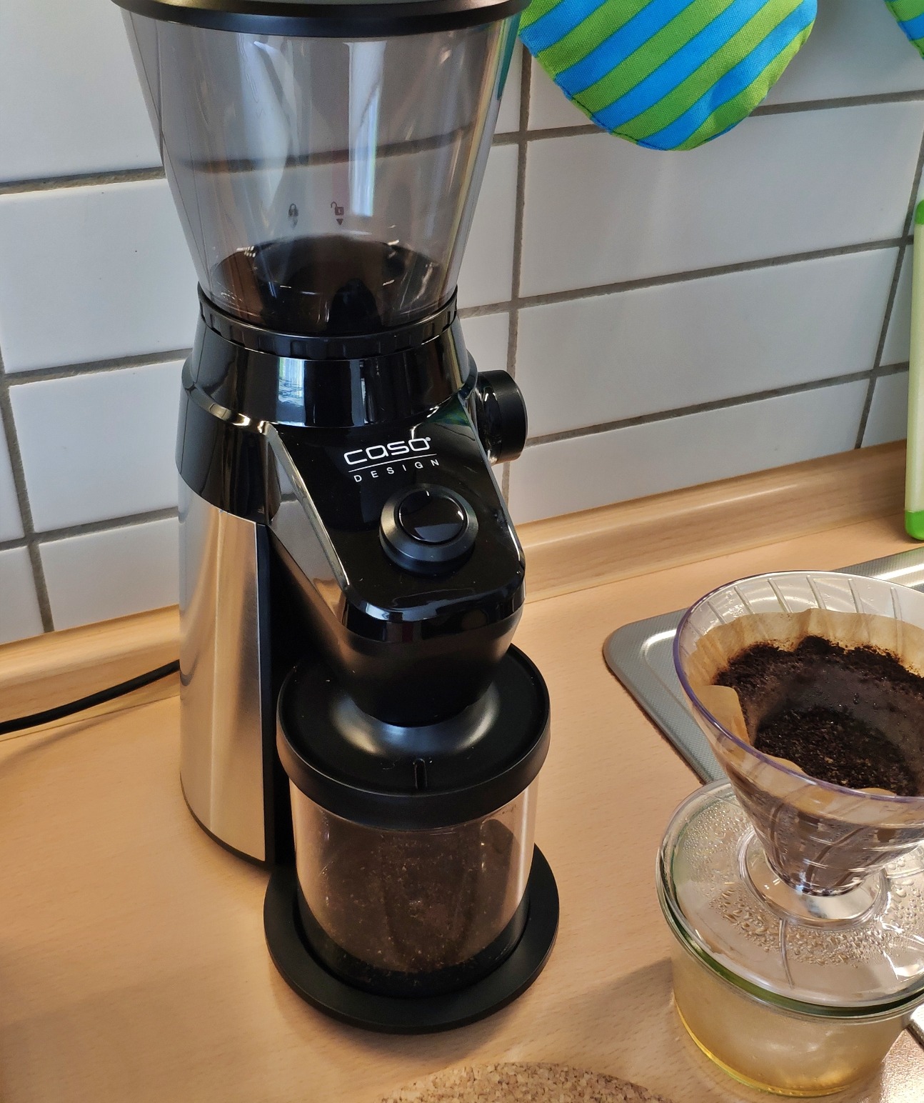 Caso Barista Flavour Kaffeemühle Edelstahl 300 g