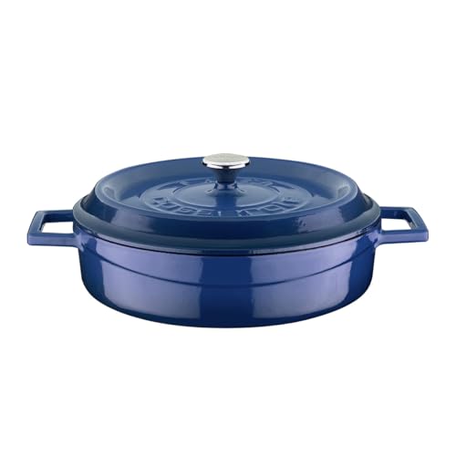 Lava Premium Gusseisentopf rund 24 cm Grün emailliert