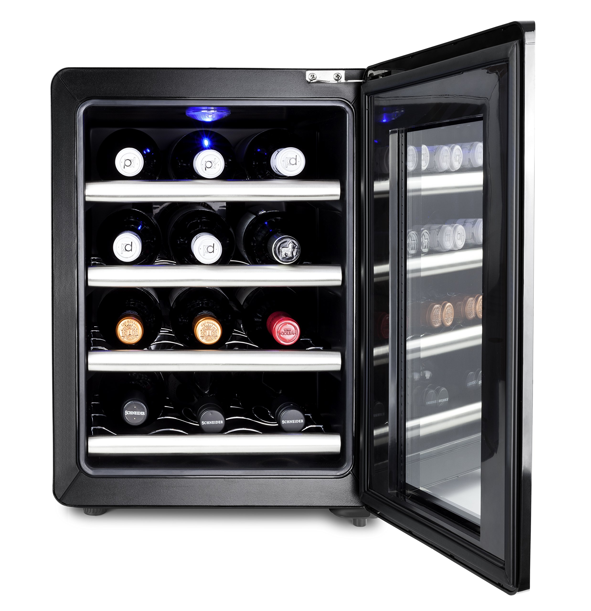 CASO WineCase 12 Red Weinkühlschrank 12 Flaschen 10-18°C