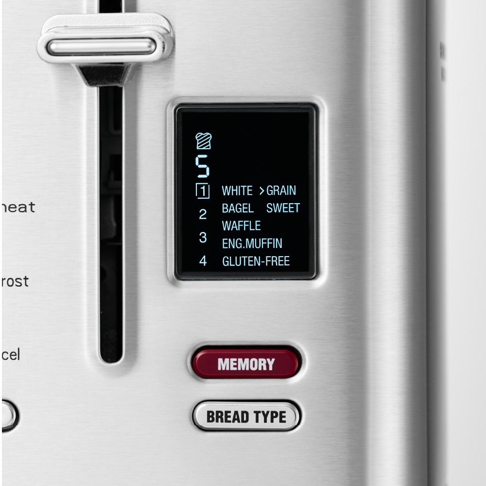 Solis Flex Toaster 2-Scheiben 7 Programme Brötchenaufsatz