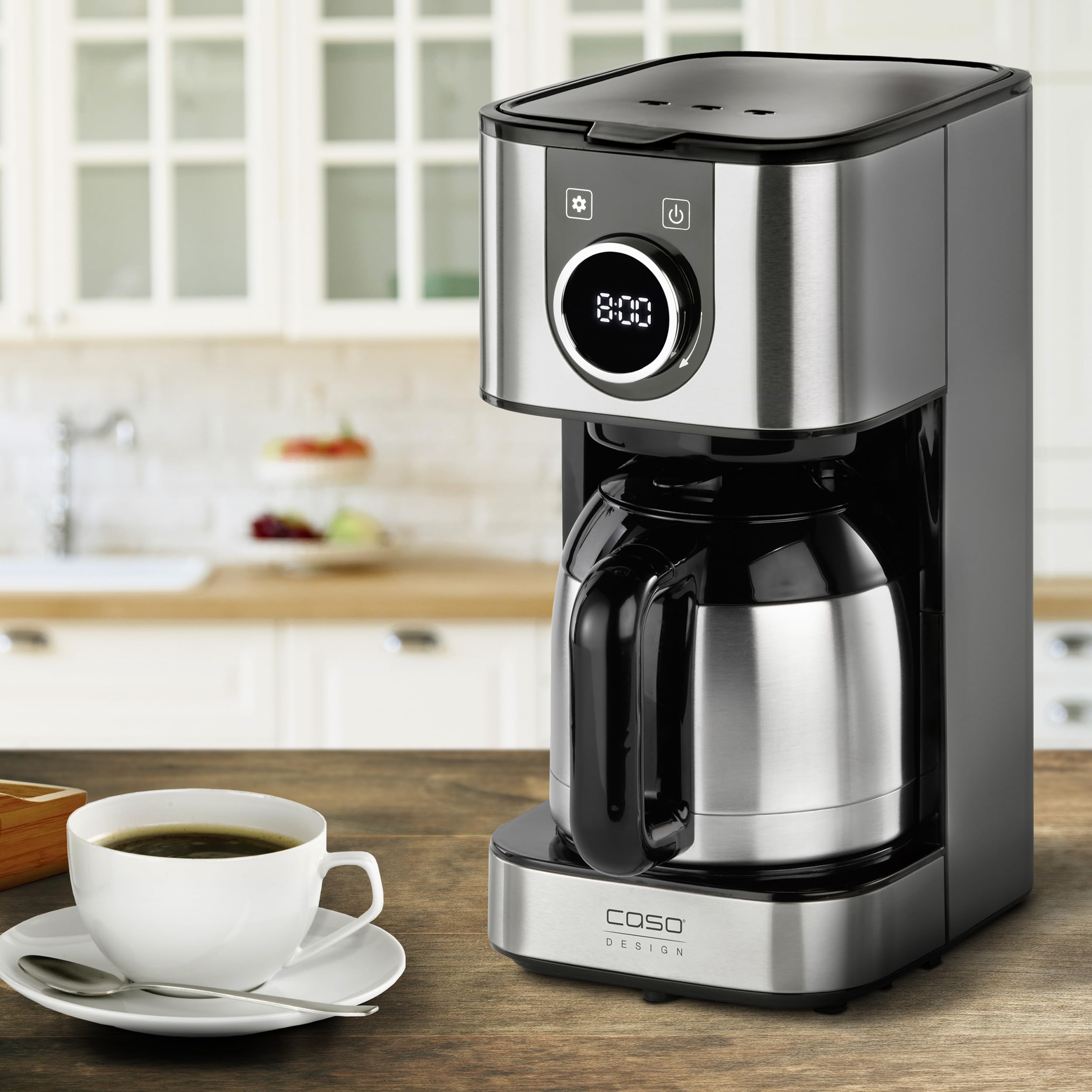 Caso Selection C10 Kaffeemaschine Thermoskanne 1,2 L 10 Tassen