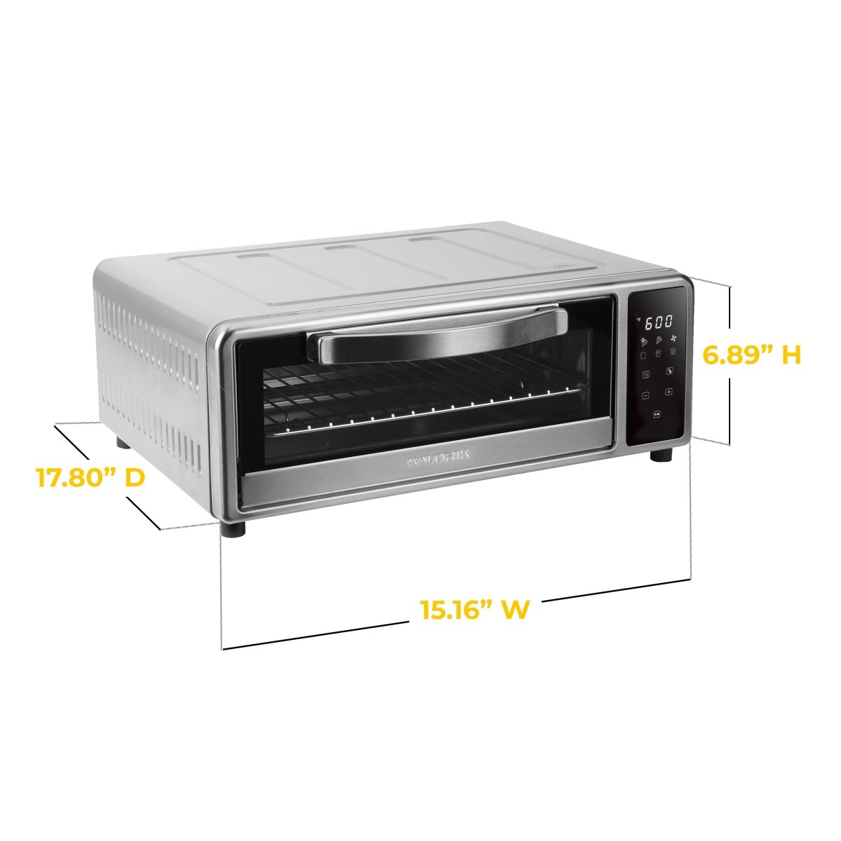Kalorik MAXX Pizzaofen 12 Zoll mit Pizzastein 600°F Heißluft