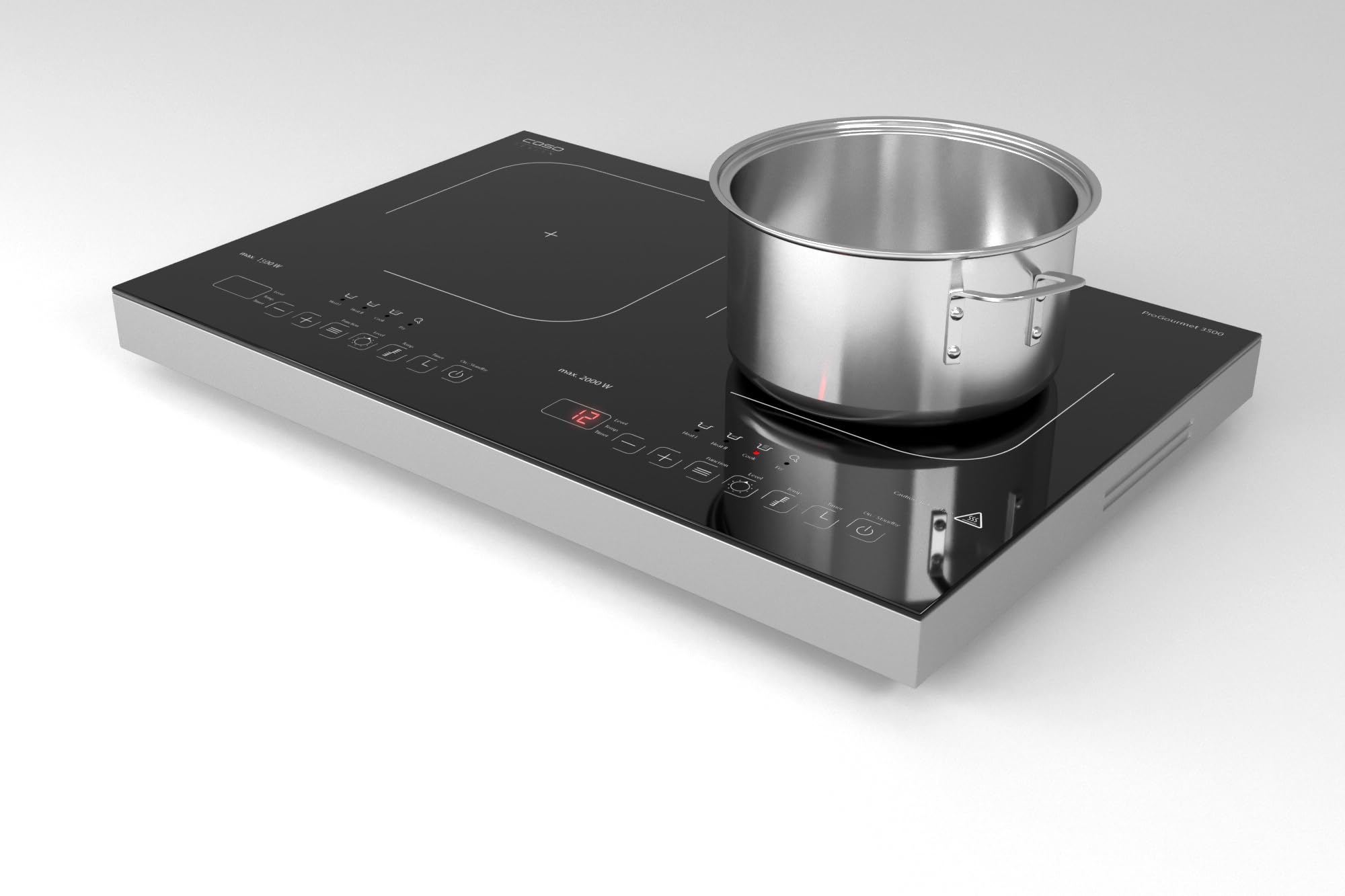 Caso Pro Gourmet 3500 Doppel-Induktionskochfeld 3500 Watt