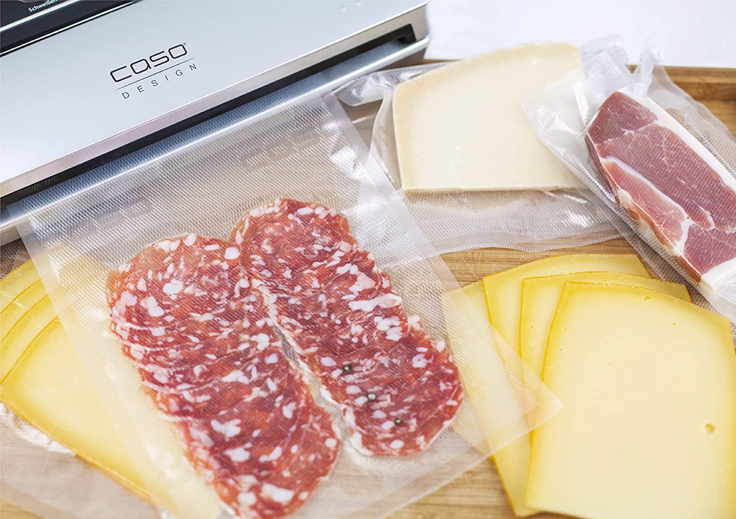 CASO Profi-Folien Set 3 Vakuumbeutel Rollen 150µm