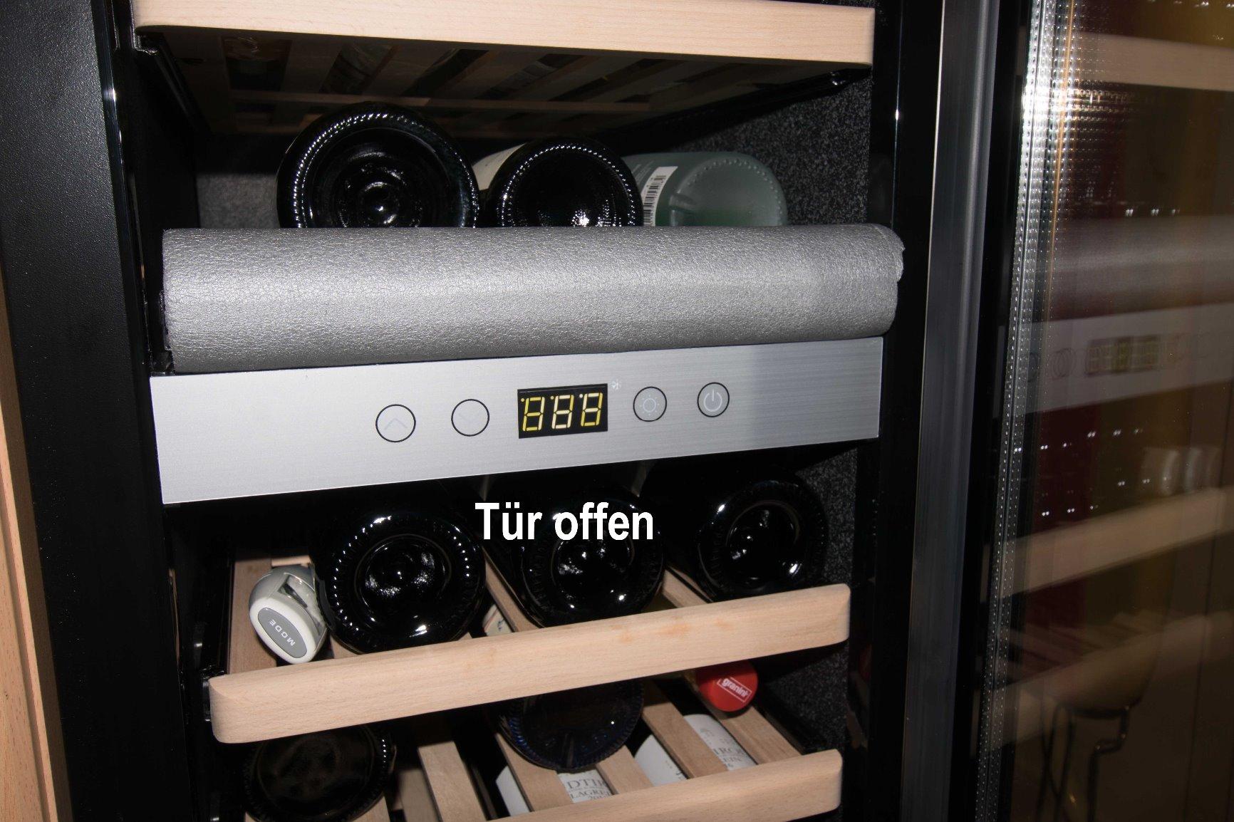 CASO WineComfort 38 Weinkühlschrank 38 Flaschen Edelstahl