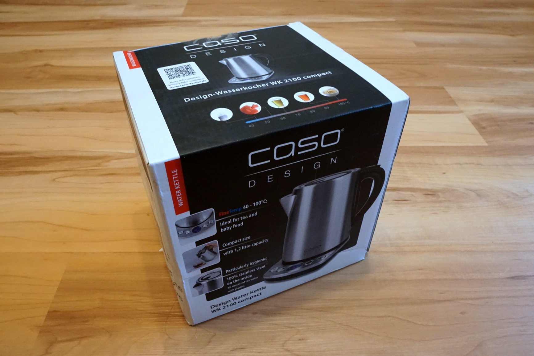 CASO WK 2100 compact Wasserkocher 1,2L 2200W