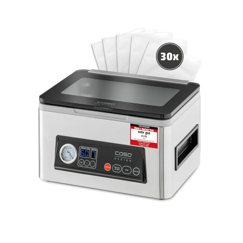CASO VacuChef 50 Kammervakuumierer 4 L 70 l/min