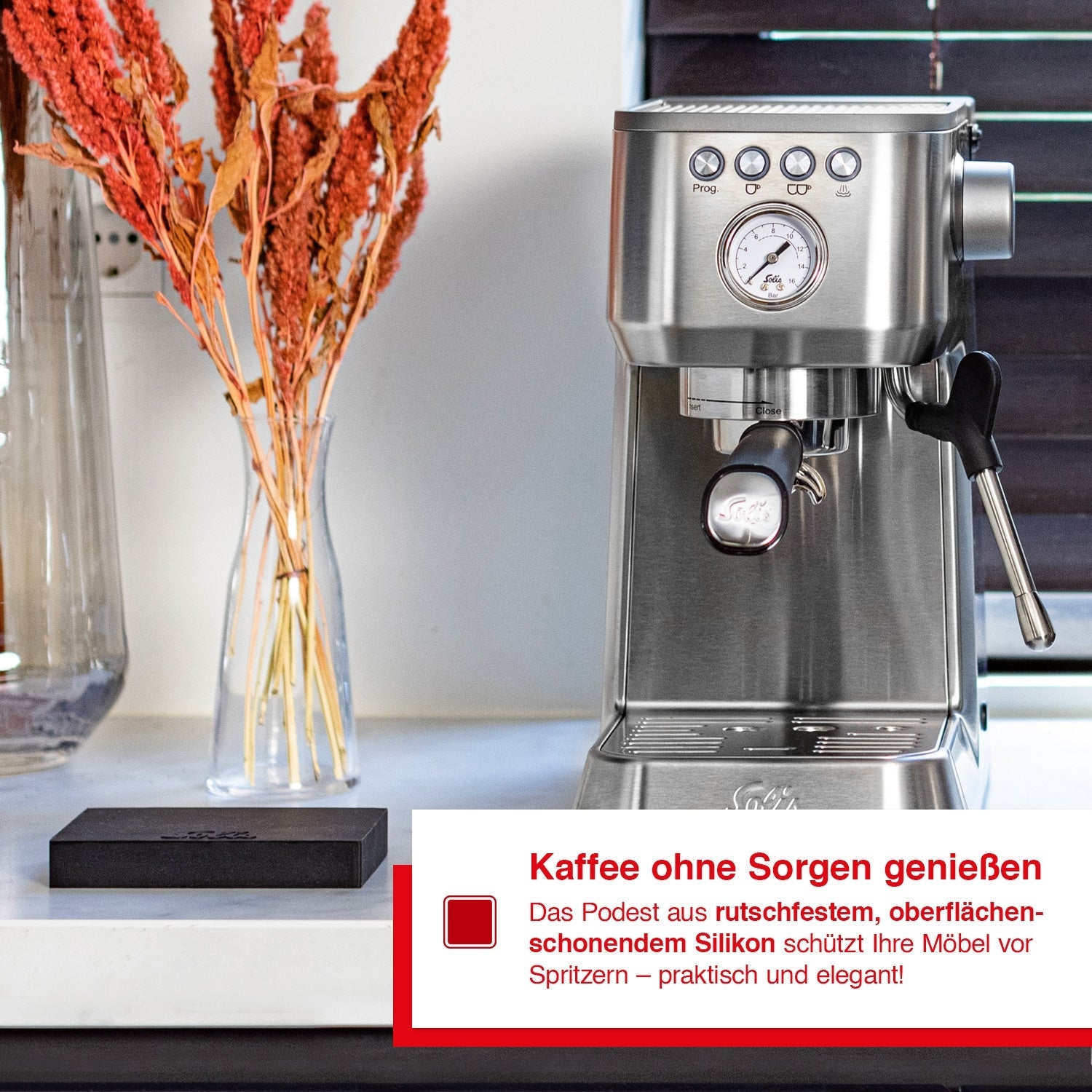 Solis Barista Perfetta Plus Tassenpodest Coffee Podium 2 cm