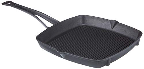 Lava ECO Grillpfanne Gusseisen 10 Zoll schwarz matt