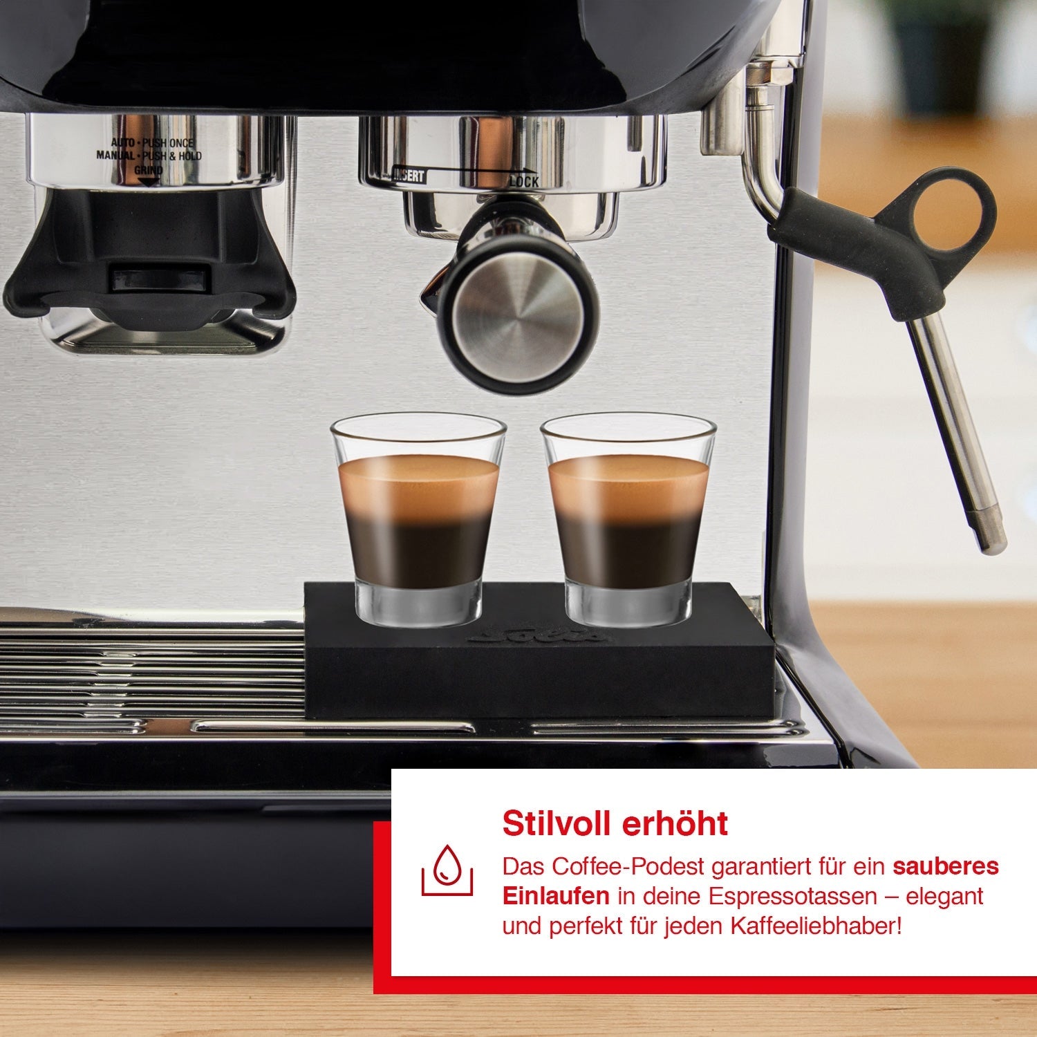 Solis Barista Perfetta Plus Tassenpodest Coffee Podium 2 cm