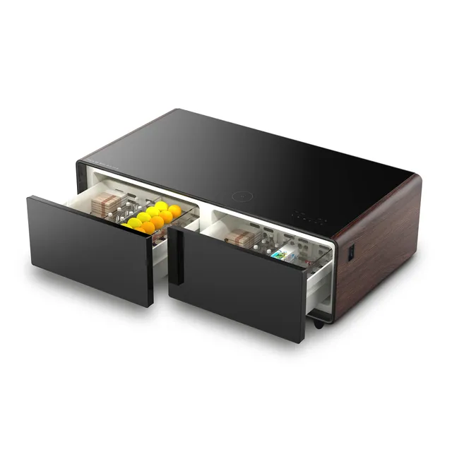 Caso Sound & Cool Wood Kühltisch Wood 135 l Bluetooth