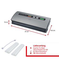 Solis EasyVac Pro Vakuumierer Silber Beutel-Set