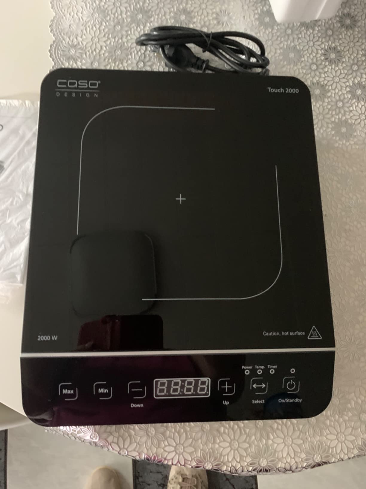 Caso Touch 2000 Einzelinduktionskochfeld 2000W Glaskeramik