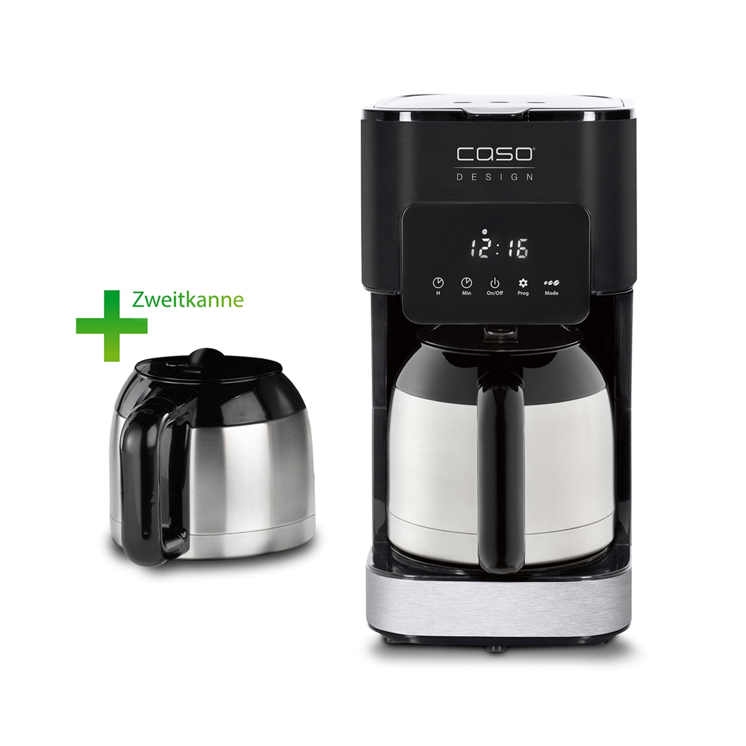 Caso Coffee Taste & Style Duo Thermo Kaffeemaschine 2 Kannen