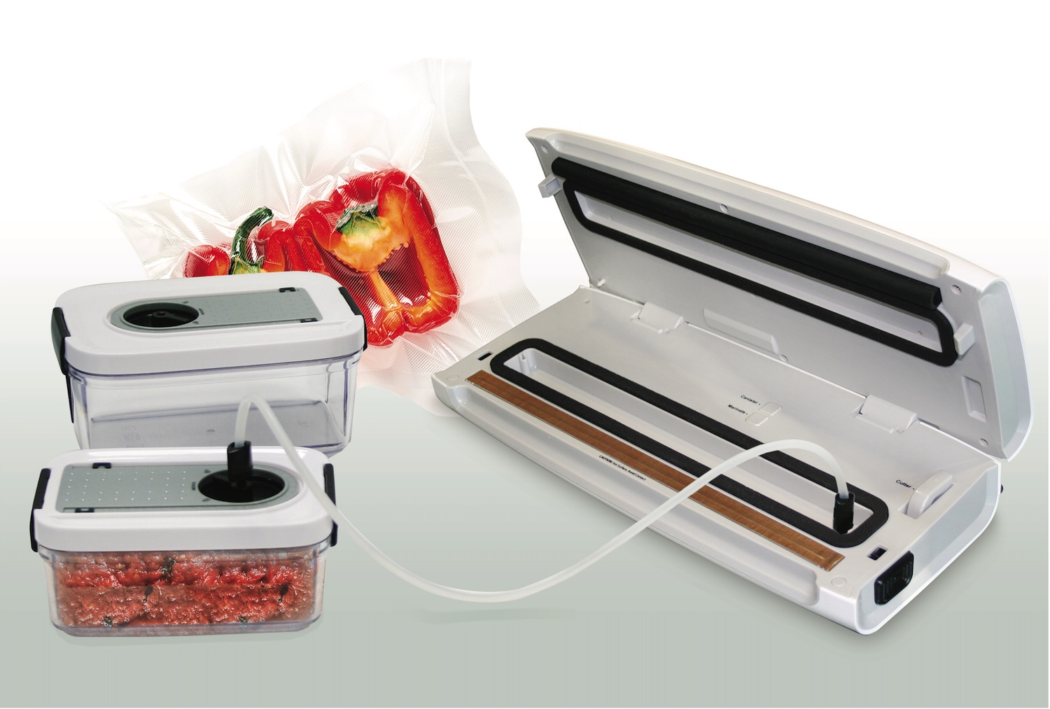 Lavezzini Fresh Haushalts-Vakuumierer Küche Kompakt