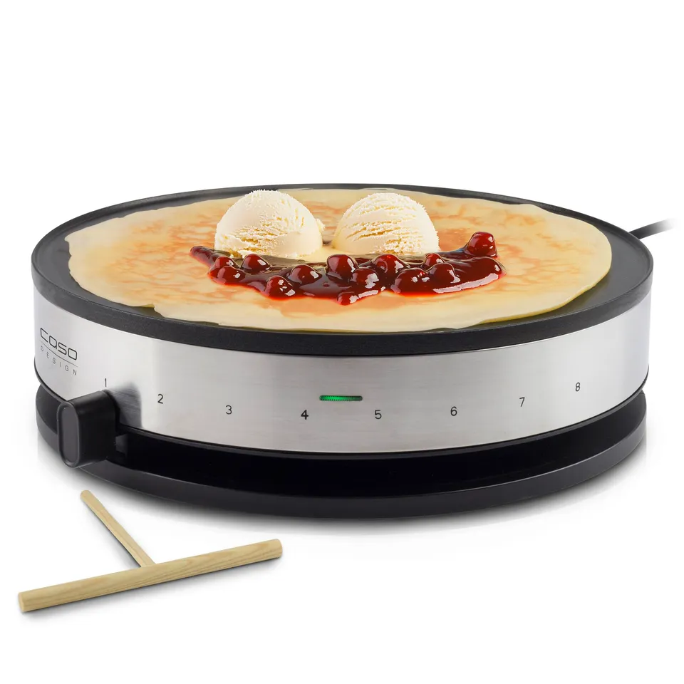 CASO CM 1300 Crepes Maker 33 cm Antihaft Edelstahl