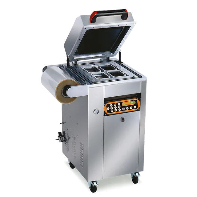 Lavezzini VGX VG 800 Schalenversiegler Thermosiegler Edelstahl