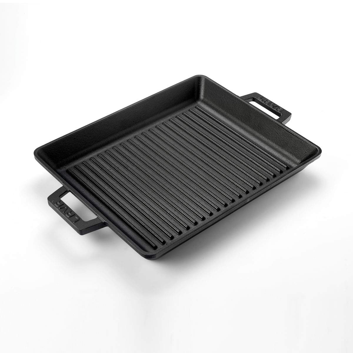 Lava Signature Grillpfanne 26x32 cm Schwarz Gusseisen