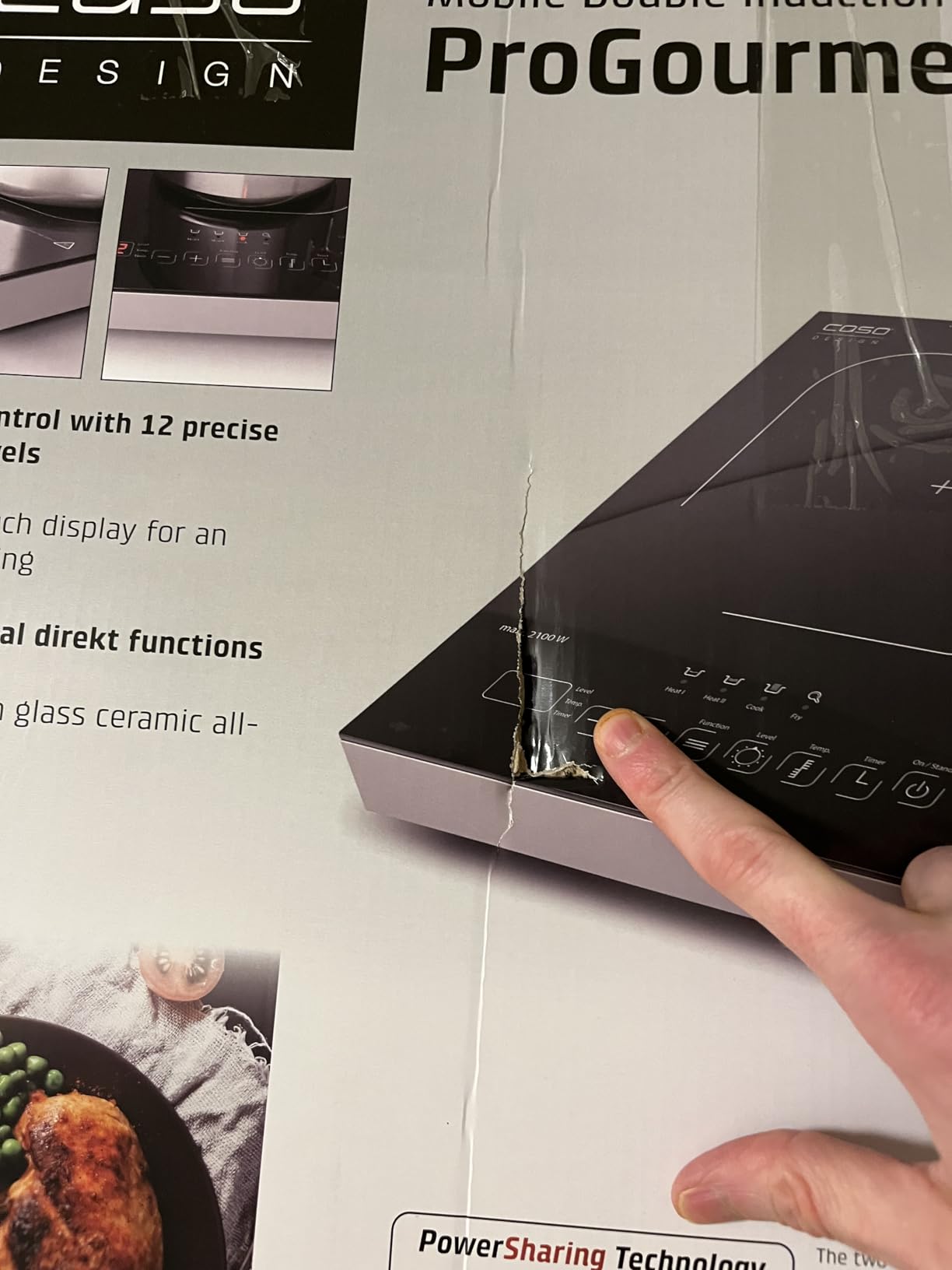 Caso Pro Gourmet 3500 Doppel-Induktionskochfeld 3500 Watt