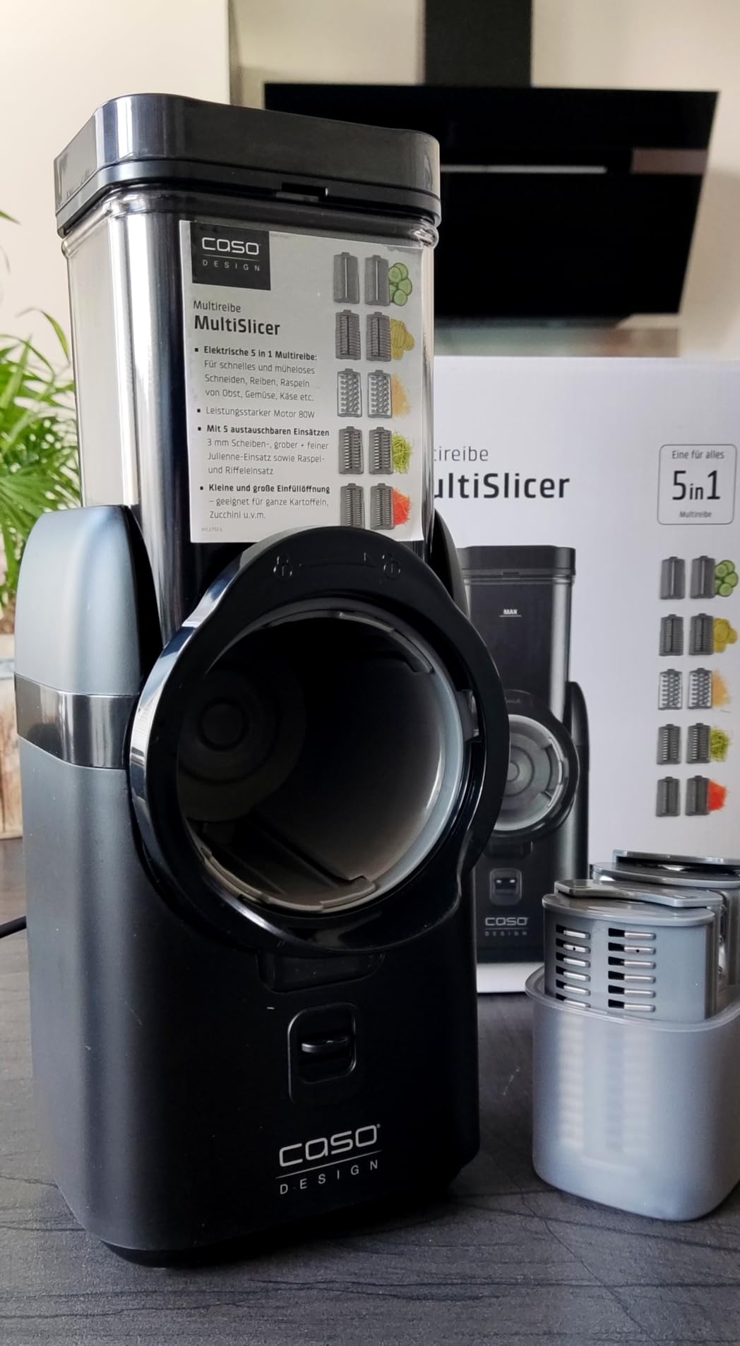 CASO MultiSlicer Multireibe 5-in-1 80 Watt elektrisch