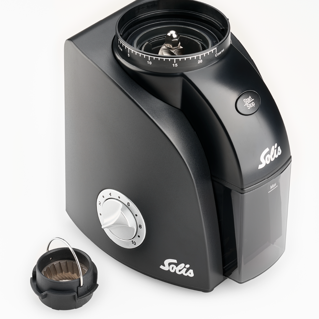 Solis Scala Zero Static Kaffeemühle Schwarz 24 Mahlgrade
