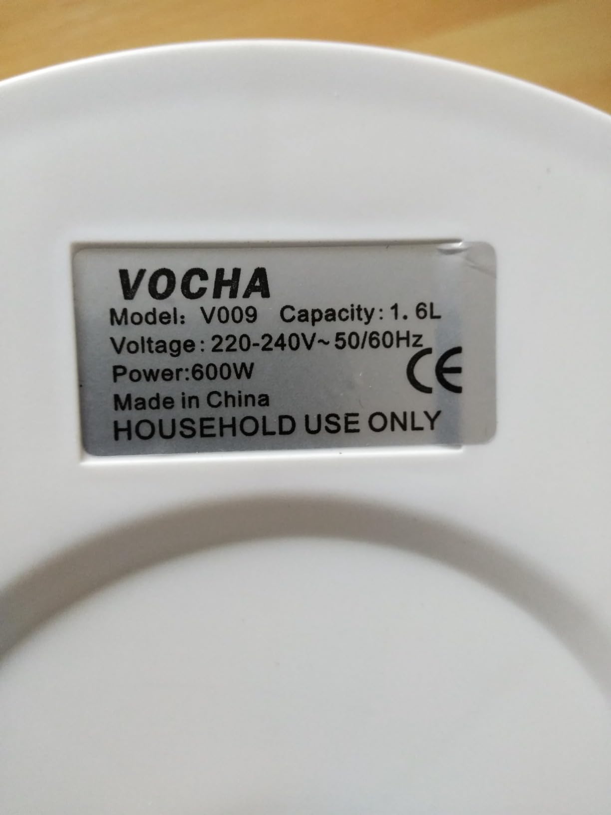 Vocha Electric Pot 1,6L Elektrokochtopf Schwarz Edelstahl