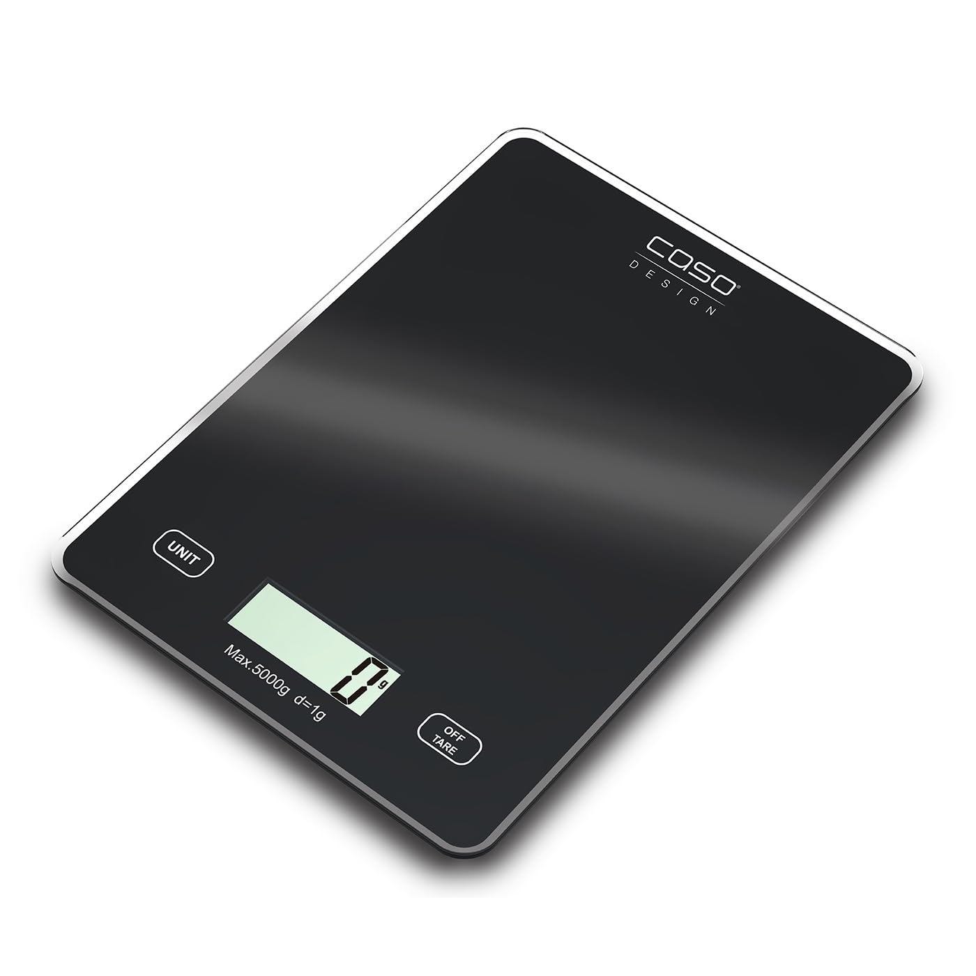 Caso Slim Küchenwaage 5 kg mit 1-g-Einteilung