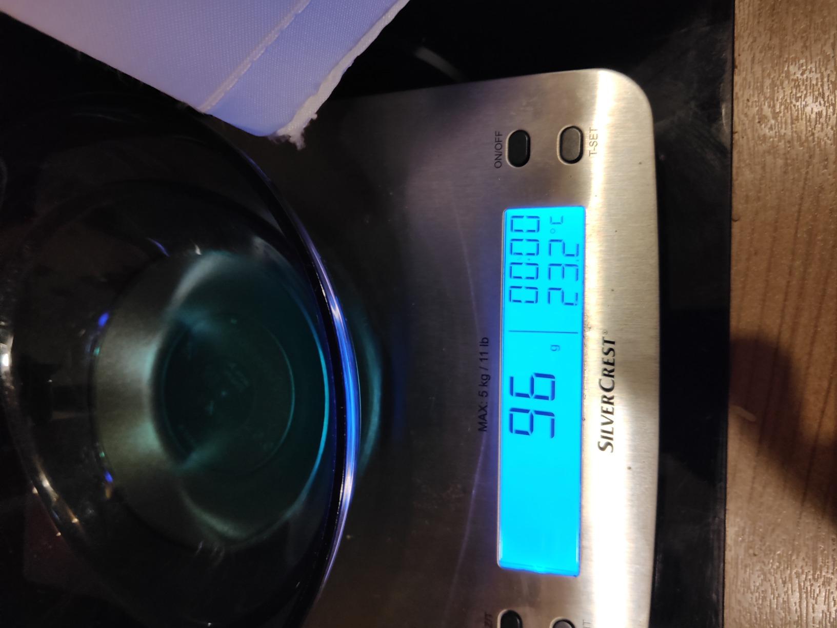 Caso Slim Küchenwaage 5 kg mit 1-g-Einteilung