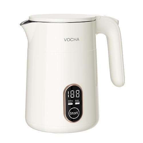 Vocha Mini Wasserkocher 0,4 L Warmhaltefunktion Weiß
