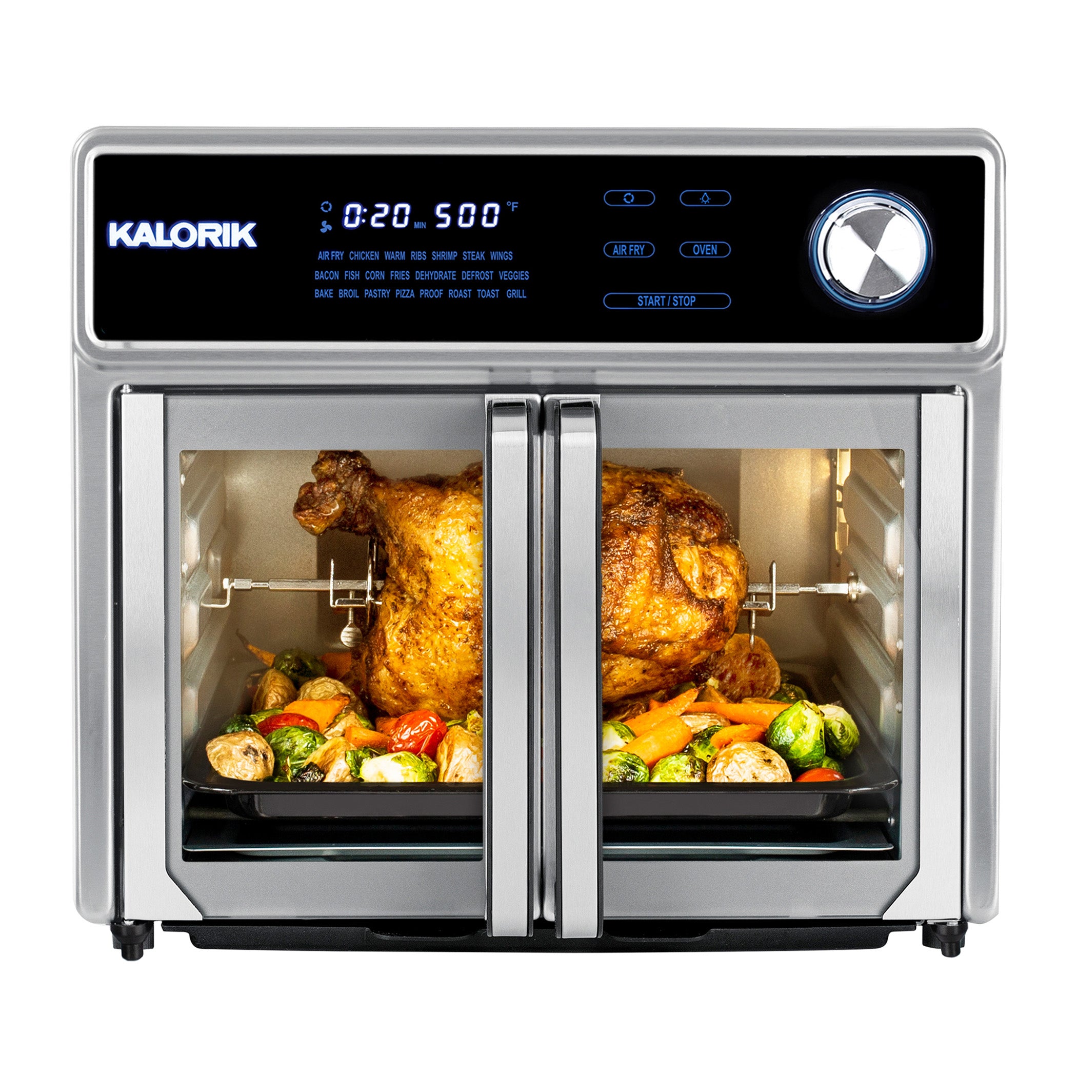 Kalorik MAXX Family 26L Air Fryer Grill Ofen Edelstahl