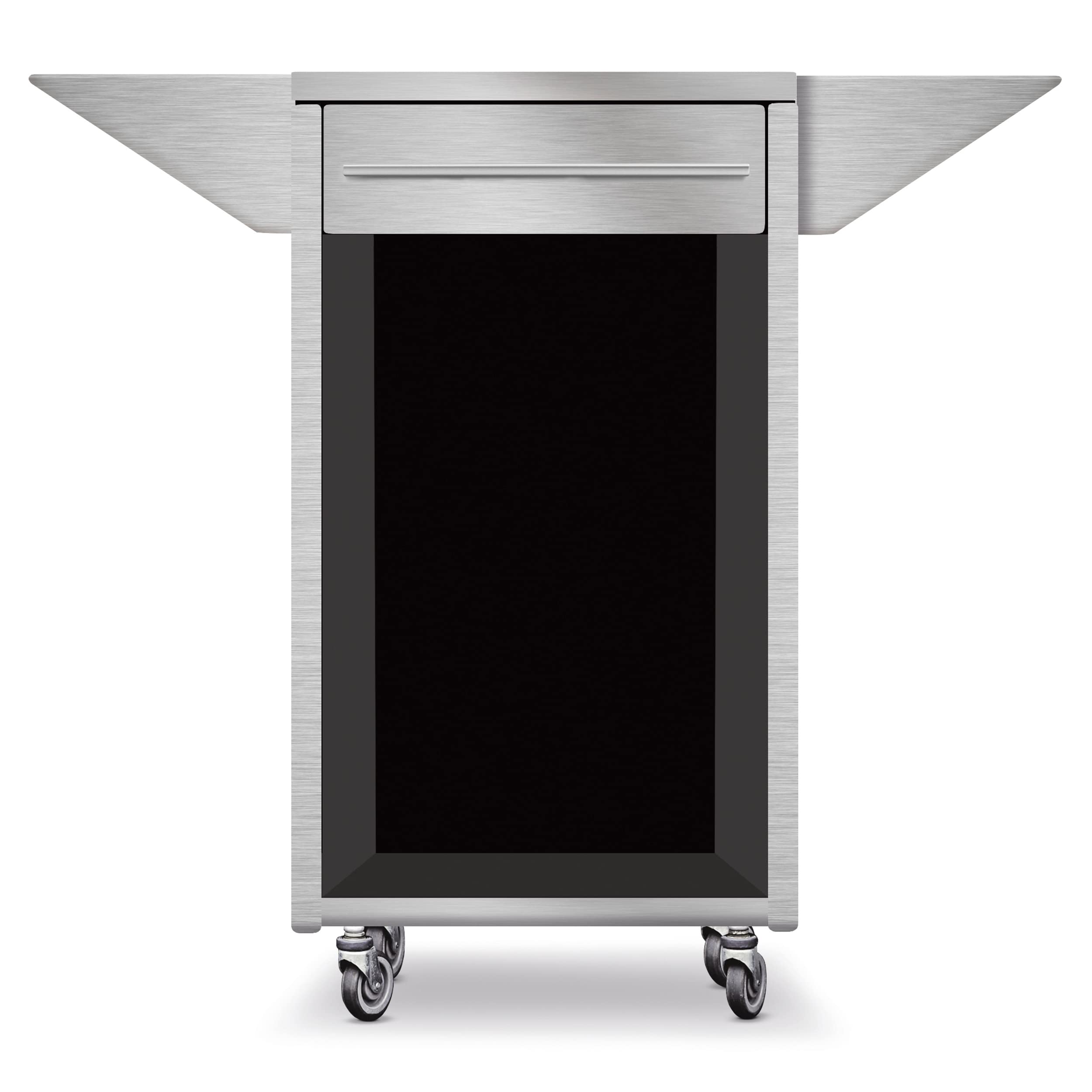 Caso Cooling Umbauschrank Rollwagen Edelstahl für BBQ Cooler