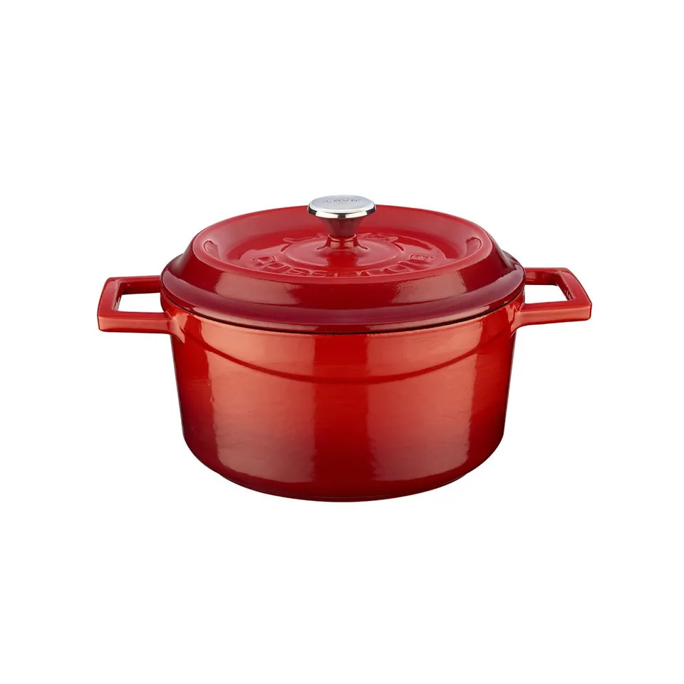 Lava Signature Series LVYTC20K2R Bräter 20 cm 2,6 L Rot-Schwarz