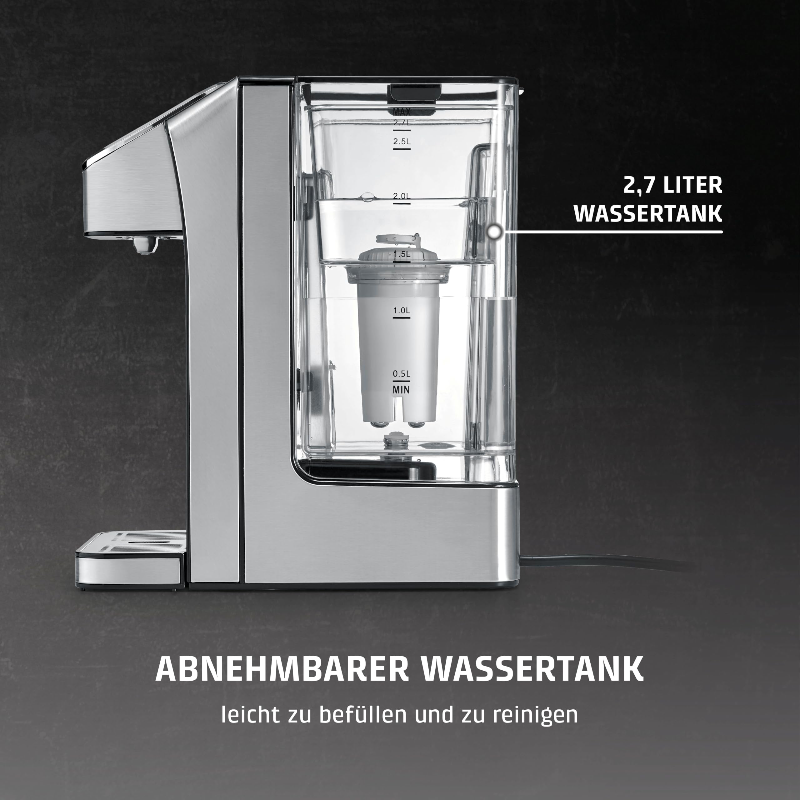 CASO HW 770 Advanced Heißwasserspender 2600W Filter