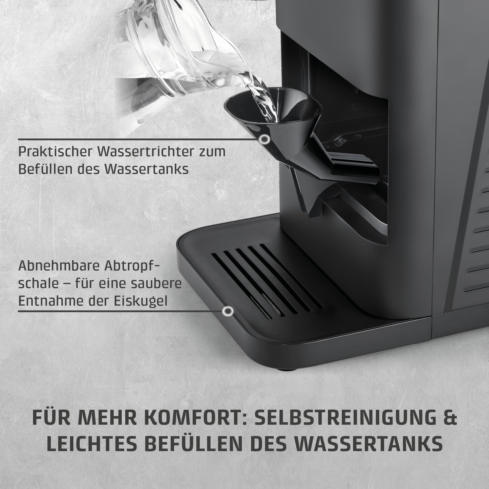 CASO IceBall Pro Eiskugelbereiter 50-55 mm Kompressor