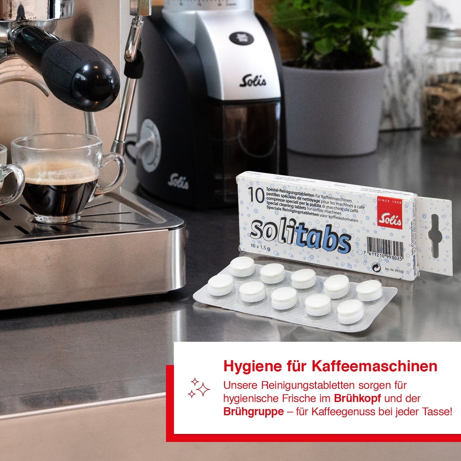Solis Solitabs Reinigungstabletten 10 Stück Barista