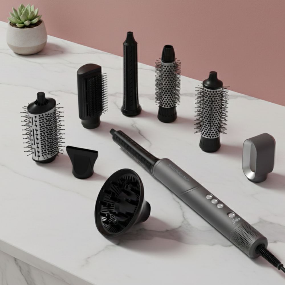 Solis Stylevolution Multi Multistyler 8 Aufsätze Koffer