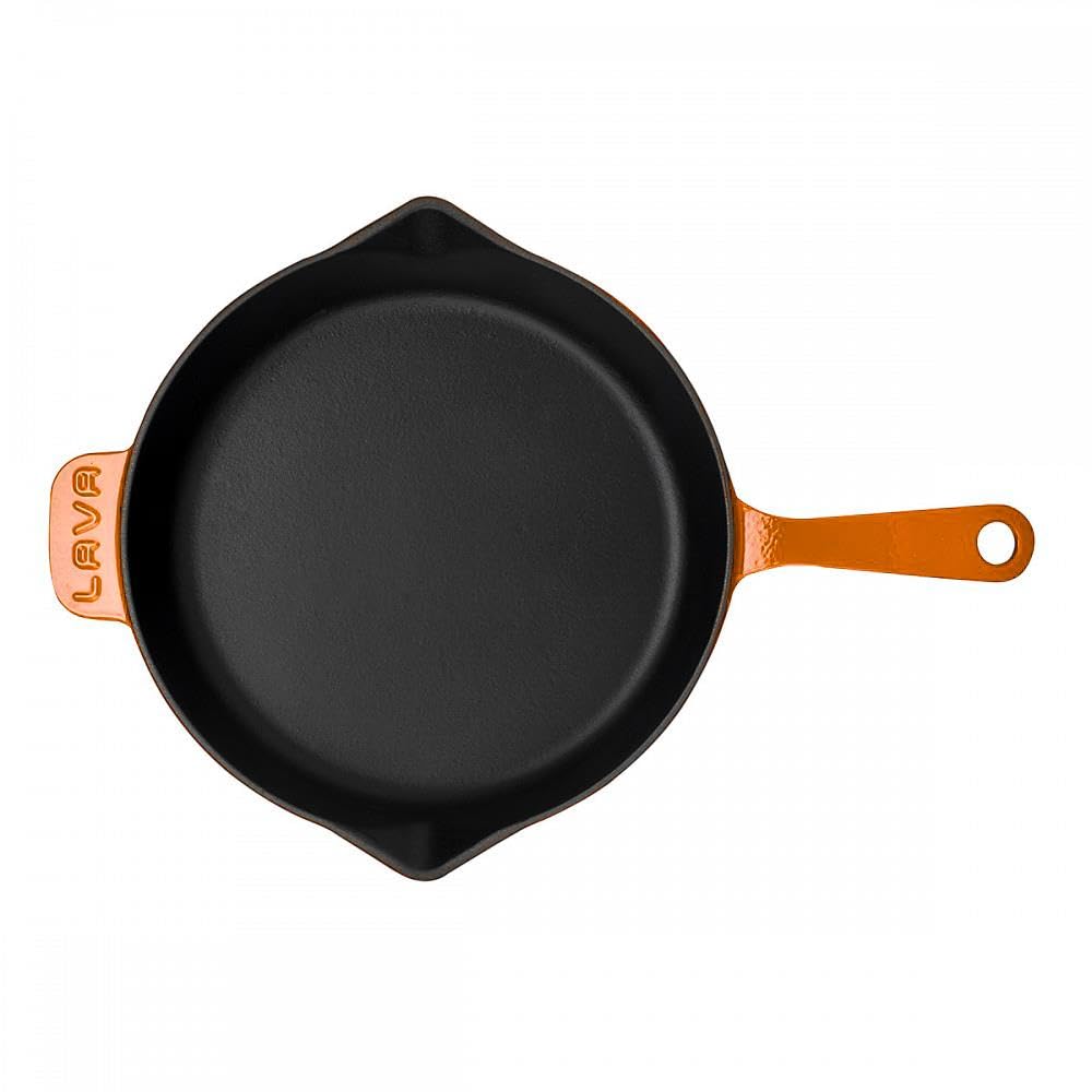 Lava Signature Gusseisen-Rundpfanne 28 cm Orange